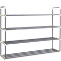 Home-Complete Home-Complete HC-2103 Shoe Rack with 4 Shelves-Four Tiers for 24 Pairs HC-2103